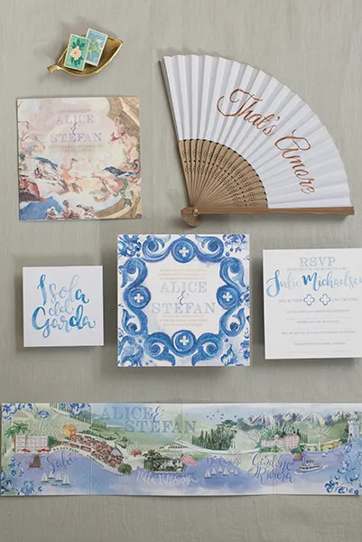 custom wedding stationary