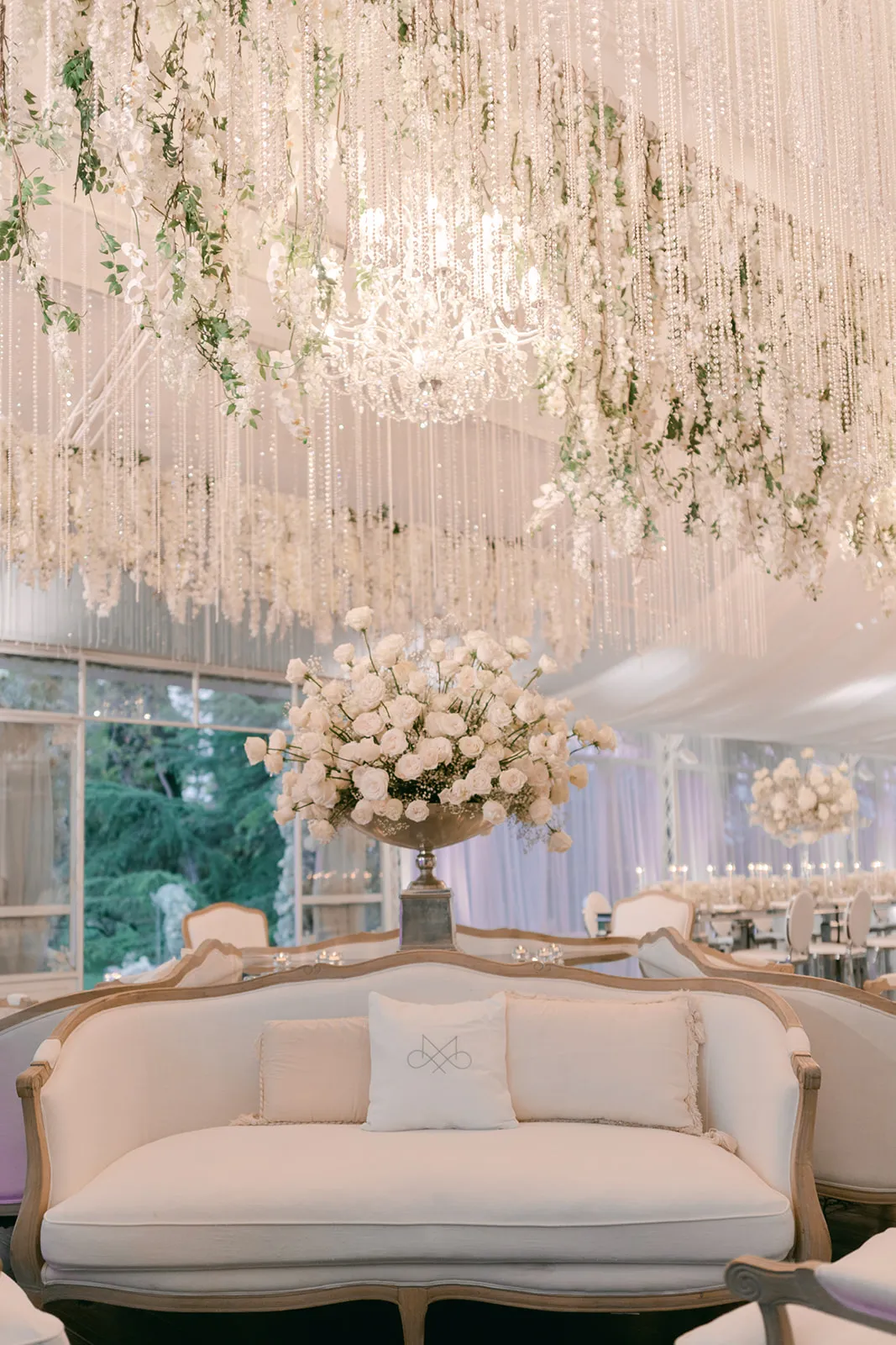 white luxury style wedding